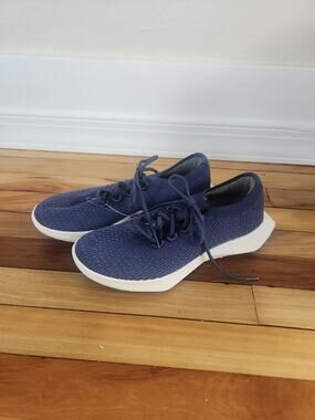 AllBirds Womens Size 11 Tree Dasher 2 TD2 Blue Walking Shoes Comfort Sneakers